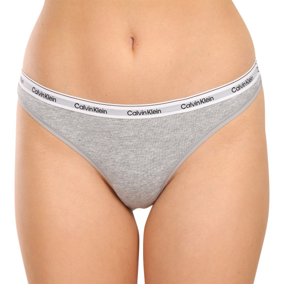 3PACK naiste stringid Calvin Klein mitmevärvilised (QD5209E-NPA)