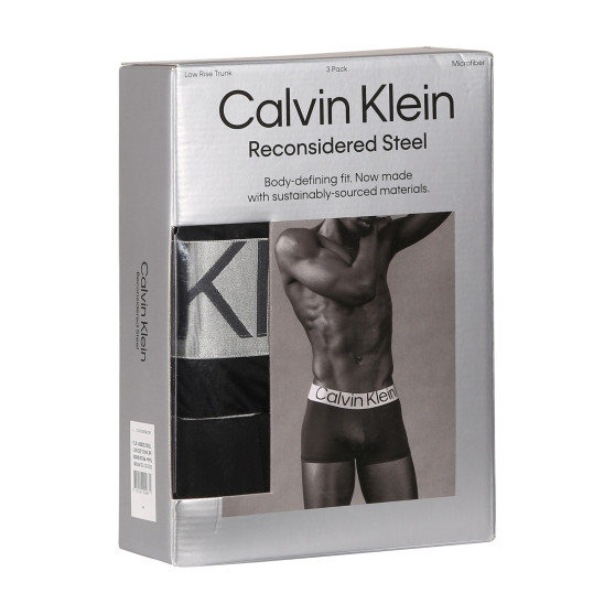 3PACK meeste bokserid Calvin Klein mustad (NB3074A-MHQ)