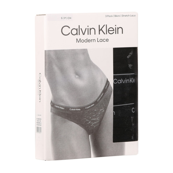 3PACK naiste aluspüksid Calvin Klein must (QD5069E-UB1)