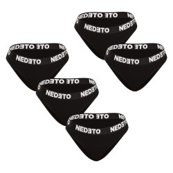 5PACK naiste aluspüksid Nedeto must (5NKB001)