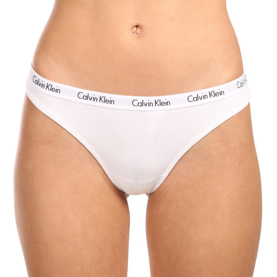 3PACK naiste stringid Calvin Klein mitmevärvilised (QD3587E-WZB)