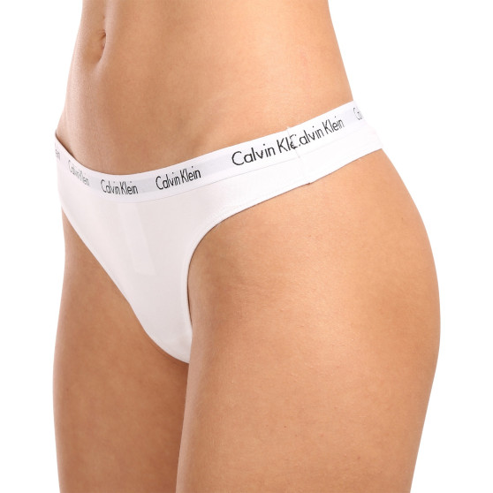 3PACK naiste stringid Calvin Klein mitmevärvilised (QD3587E-WZB)