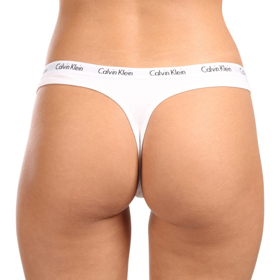 3PACK naiste stringid Calvin Klein mitmevärvilised (QD3587E-WZB)