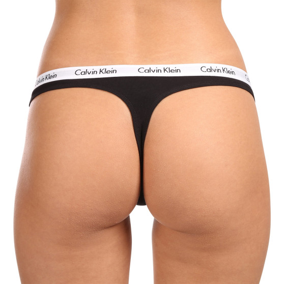 3PACK naiste stringid Calvin Klein mitmevärvilised (QD3587E-WZB)