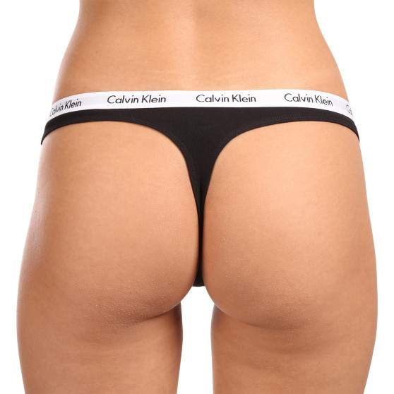 3PACK naiste stringid Calvin Klein mitmevärvilised (QD3587E-WZB)