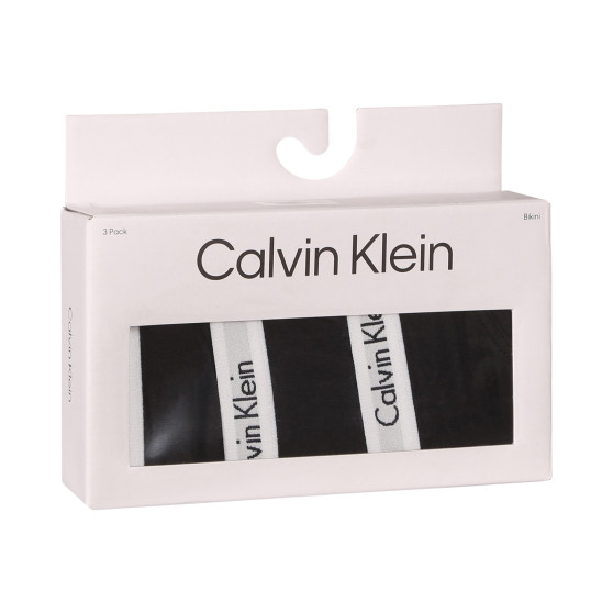 3PACK naiste aluspüksid Calvin Klein must (QD3588E-001)