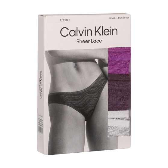 3PACK naiste aluspüksid Calvin Klein mitmevärviline (QD5203E-NOW)