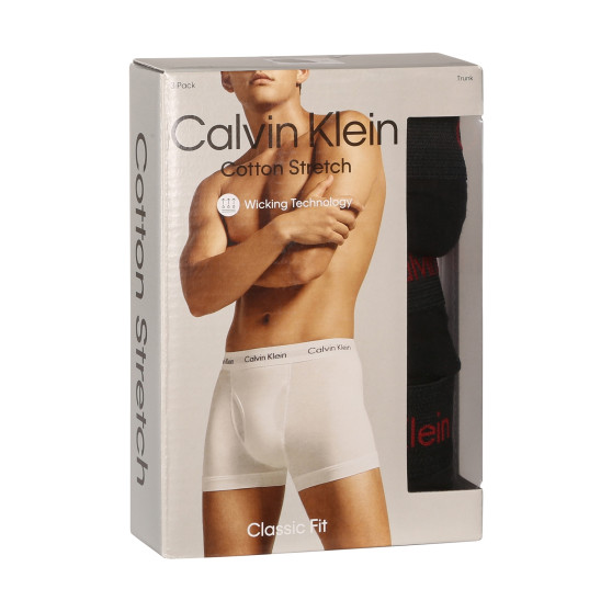 3PACK meeste bokserid Calvin Klein mustad (NB2615A-NC1)