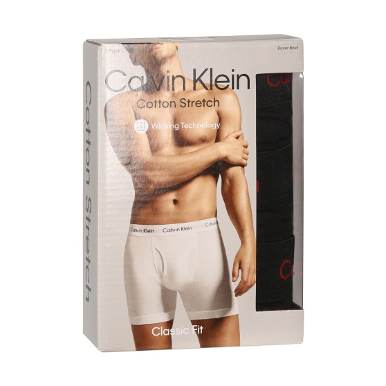 3PACK meeste bokserid Calvin Klein mustad (NB2616A-NC1)