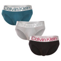 3PACK meeste aluspüksid Calvin Klein mitmevärvilised (NB3129A-NA9)