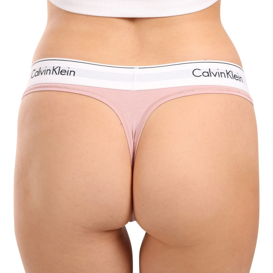 Naiste stringid Calvin Klein roosa (F3786E-TQO)