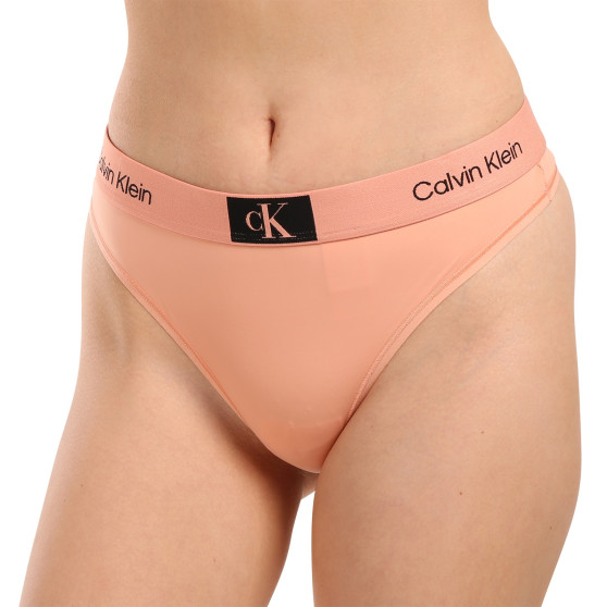 Naiste stringid Calvin Klein roosa (QF7248E-LN3)