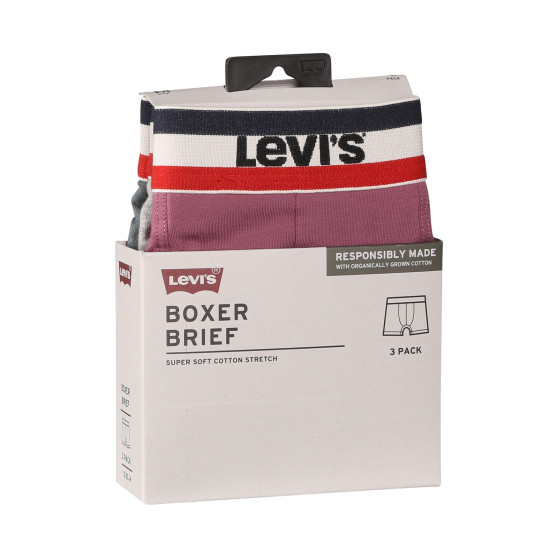 3PACK meeste bokserid Levis mitmevärviline (100002870 011)