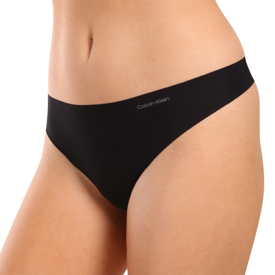 3PACK naiste stringid Calvin Klein õmblusteta mitmevärvilised (QD3558E-NP0)