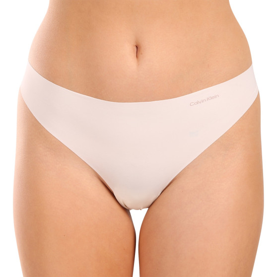 3PACK naiste stringid Calvin Klein õmblusteta mitmevärvilised (QD3558E-NP0)