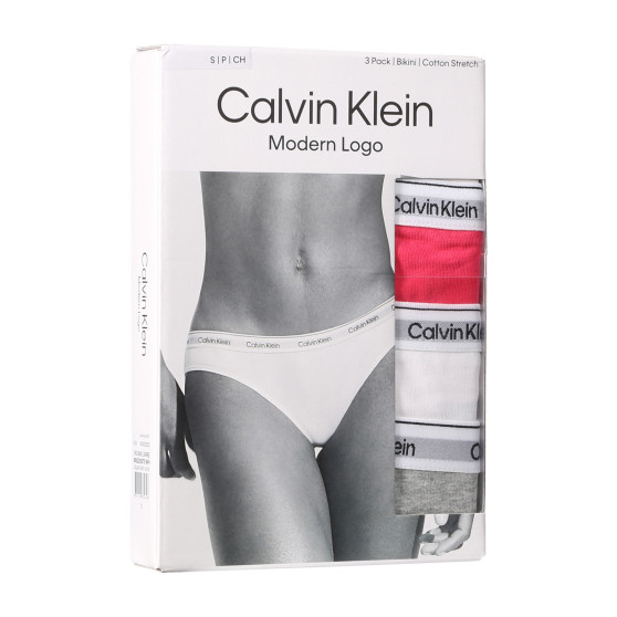 3PACK naiste aluspüksid Calvin Klein mitmevärviline (QD5207E-NP4)