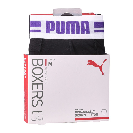 2PACK meeste bokserid Puma mustad (701226763 008)