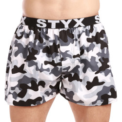 Meeste bokserid Styx art sports rubber camouflage (B1457)