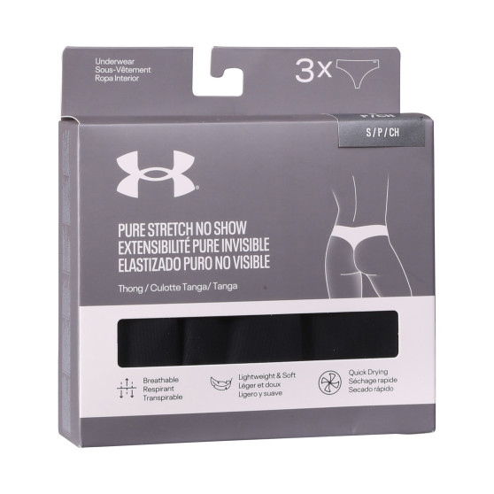 3PACK naiste stringid Under Armour must (1383893 001)