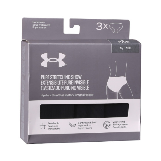 3PACK naiste aluspüksid Under Armour must (1383895 001)