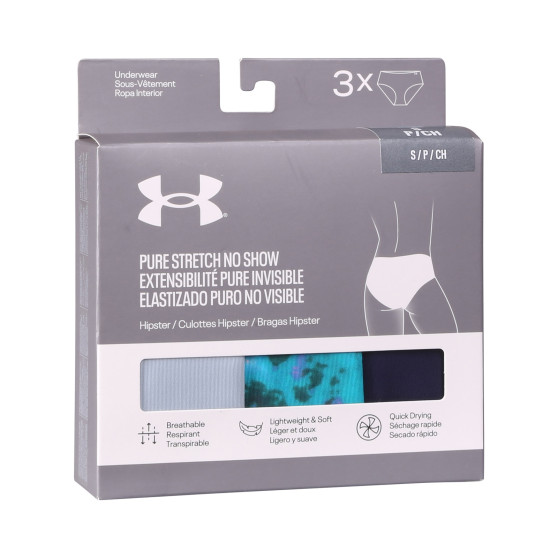 3PACK naiste aluspüksid Under Armour mitmevärviline (1383896 100)