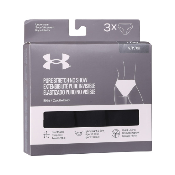 3PACK naiste aluspüksid Under Armour must (1383897 001)