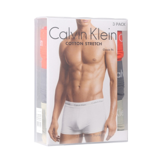 3PACK meeste bokserid Calvin Klein mitmevärviline (U2664G-MWQ)