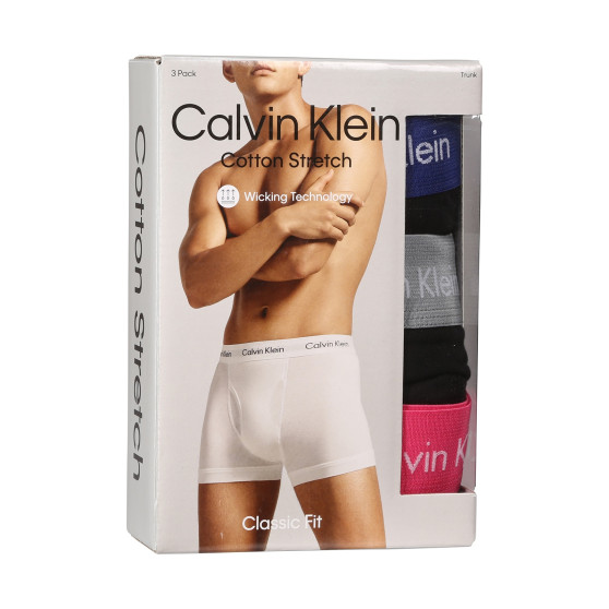 3PACK meeste bokserid Calvin Klein mustad (NB2615A-MLR)