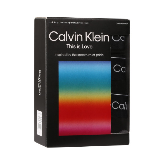 3PACK meeste aluspesu Calvin Klein mix must (NB3877A-UB1)