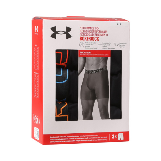 3PACK meeste bokserid Under Armour mustad (1383878 002)