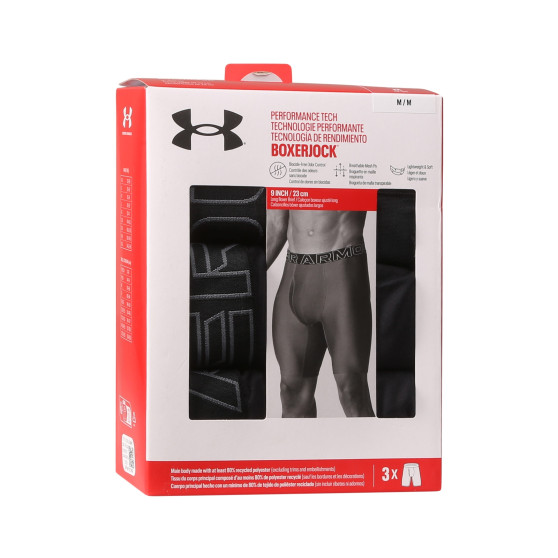 3PACK meeste bokserid Under Armour mustad (1383880 001)