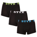 3PACK meeste bokserid Styx sport elastne mitmevärviline (G9606162)