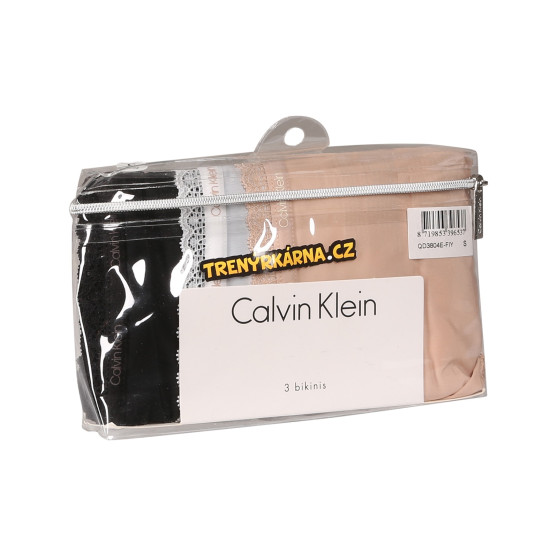 3PACK naiste aluspüksid Calvin Klein mitmevärviline (QD3804E-FIY)