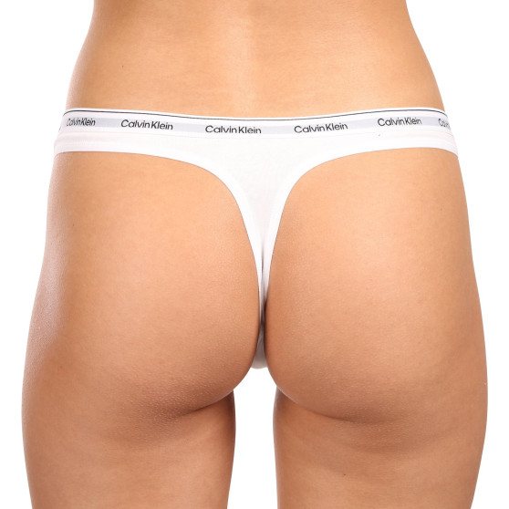 3PACK naiste stringid Calvin Klein valge (QD5209E-100)