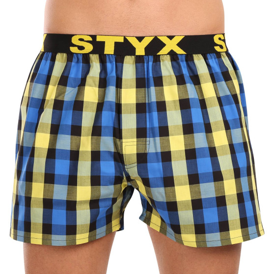 5PACK meeste bokserid Styx sportlik elastne mitmevärviline (5B103640)