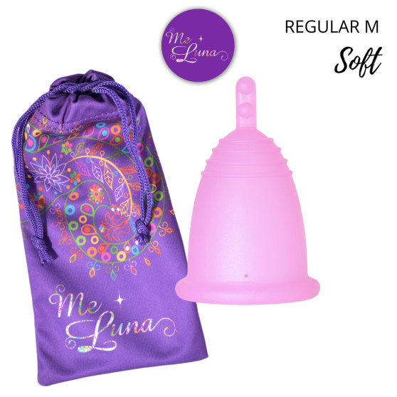 Menstruatsioonitass Me Luna Soft M varrega roosa (MELU019)