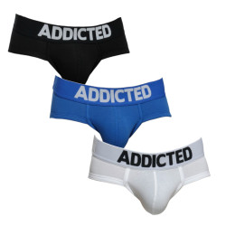 3PACK meeste aluspüksid Addicted mitmevärvilised (AD420P-3COL)