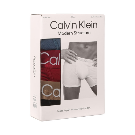 3PACK meeste bokserid Calvin Klein mitmevärviline (NB2971A-MCI)