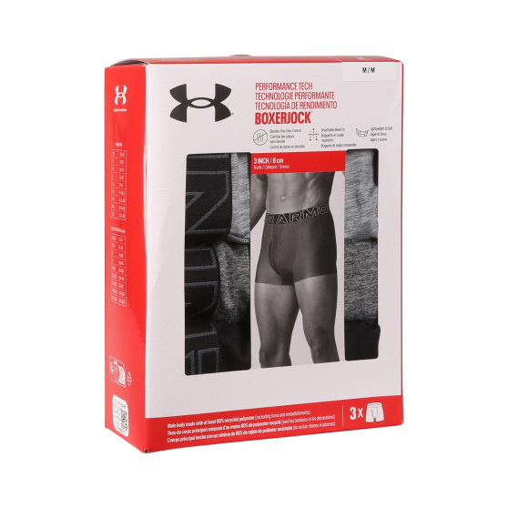 3PACK meeste bokserid Under Armour mitmevärviline (1383882 035)