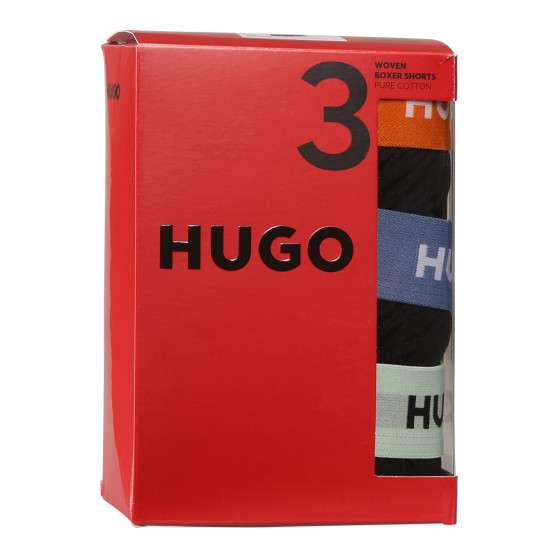 3PACK meeste bokserid HUGO must (50518079 961)