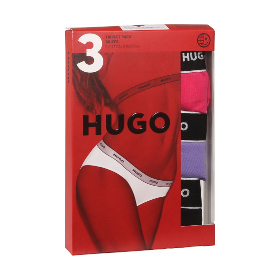 3PACK naiste aluspüksid HUGO mitmevärviline (50480157 962)