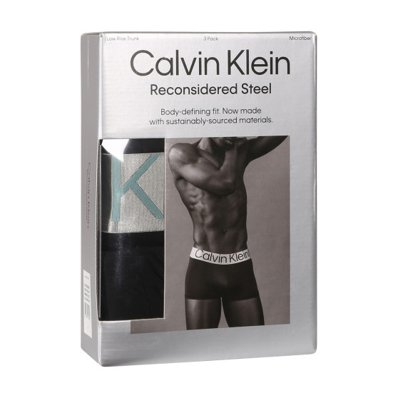 3PACK meeste bokserid Calvin Klein mustad (NB3074A-QTE)