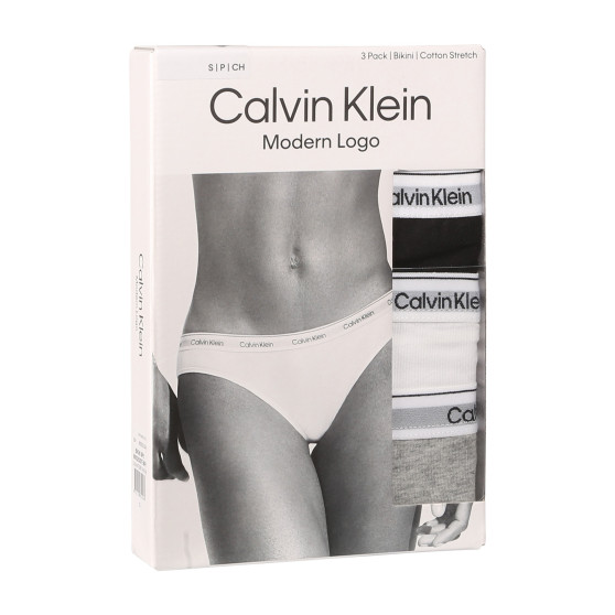 3PACK naiste aluspüksid Calvin Klein mitmevärviline (QD5207E-MPI)