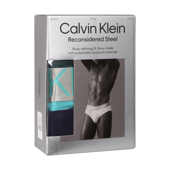 3PACK meeste aluspüksid Calvin Klein mitmevärvilised (NB3129A-N2M)