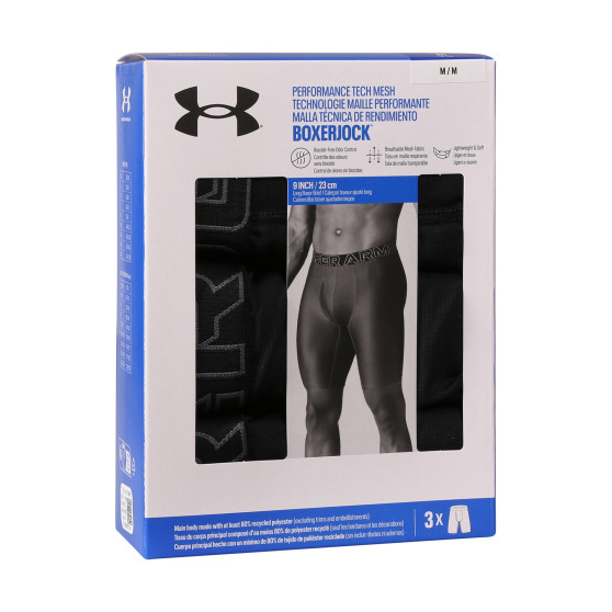 3PACK meeste bokserid Under Armour mustad (1383886 001)