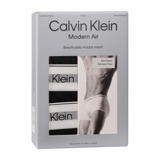 3PACK meeste bokserid Calvin Klein mustad (NB3956A-UB1)