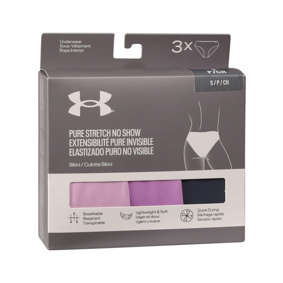 3PACK naiste aluspüksid Under Armour mitmevärviline (1383898 572)