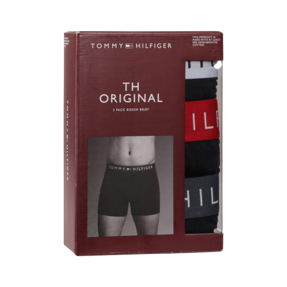 3PACK meeste bokserid Tommy Hilfiger tumesinine (UM0UM03431 0R1)