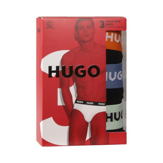 3PACK meeste aluspüksid HUGO must (50517879 961)