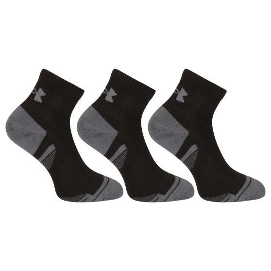 3PACK Under Armour sokid mustad (1379528 001)